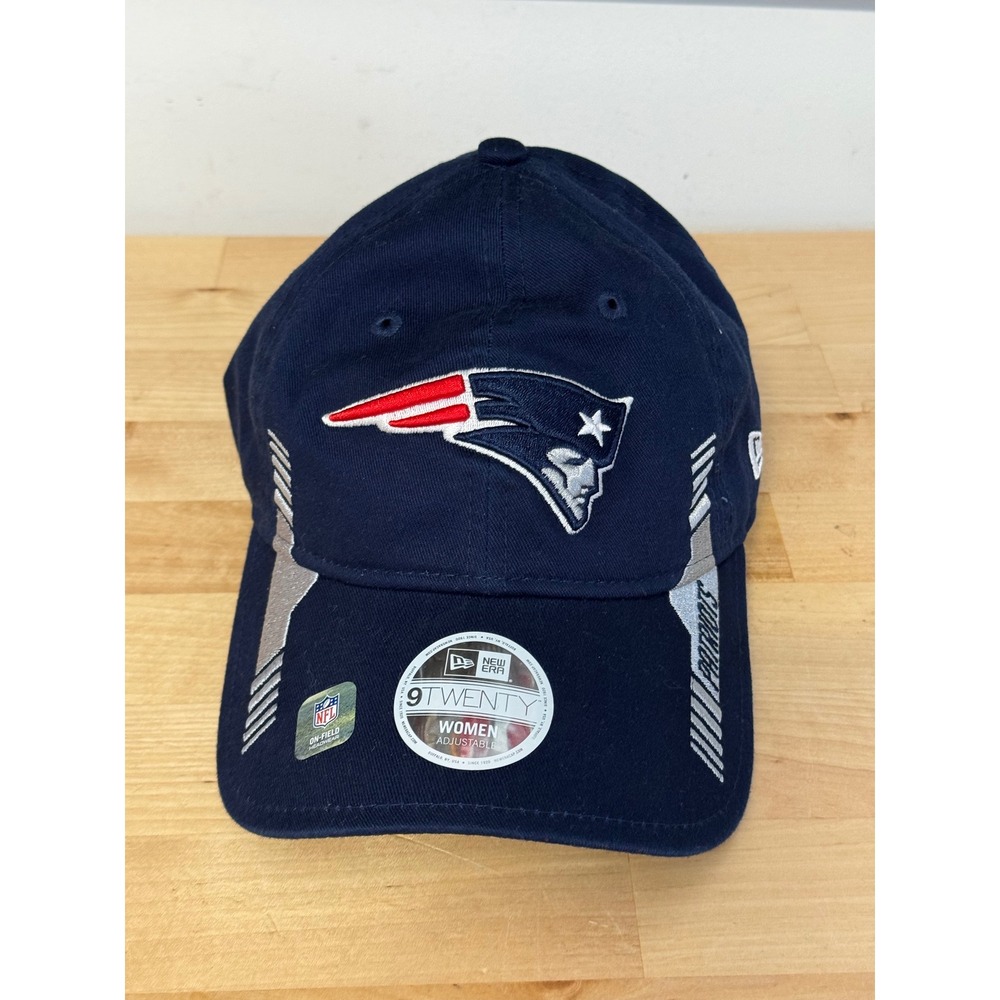 New Era Womens Navy‎ Blue New England Patriots 9TWENTY Adjustable Hat